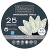 Celebrations Platinum LED C9 Pure White 25 ct String Christmas Lights 25 ft.