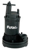 Flotec 1/6 HP 1200 gph Thermoplastic Switchless Switch Bottom AC Submersible Utility Pump