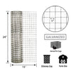IronRidge 24 in. H X 15 ft. L Galvanized Steel Welded Wire Fence 1 in.