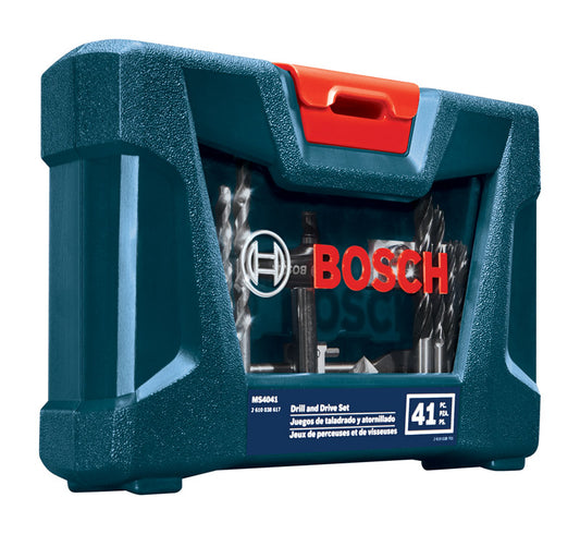 Bosch High Speed Steel Drill and Driver Bit Set Hex Shank 41 pc