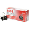 Acco Medium Black/Silver Binder Clips 12 pk - Deal of The Week