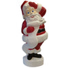 Union Products Red/White Resin Santa Blow Mold Plug-In Christmas Decoration 43 H in.