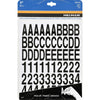Hillman 1 in. Black Vinyl Self-Adhesive Letter and Number Set 0-9, A-Z 228 pc (Pack of 6)
