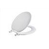 OakBrook Collection Round White Wood Toilet Seat (Pack of 6)