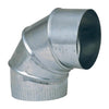 Imperial Manufacturing 6 in. Dia. x 6 in. Dia. Adjustable 90 deg. Galvanized Steel Elbow Exhaust (Pack of 8)
