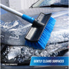 Unger 10 in. W Soft Bristle Plastic Handle Multi-Angle Wash Brush