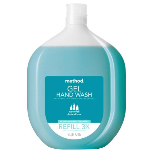 Method Waterfall Scent Hand Soap Refill 34 oz (Pack of 4)
