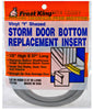 Frost King 37 in. L Gray Vinyl Door Bottoms 1 pk