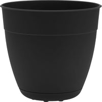 Bloem Dayton Planter Black 12 in