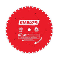 Diablo 10-1/4 in. D X 5/8 in. TiCo Hi-Density Carbide Circular Saw Blade 40 teeth 1 pk