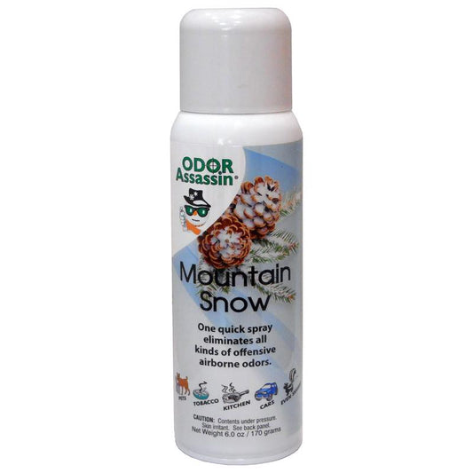 Odor Assassin Convenient Sprays Mountain Snow Scent Odor Control Spray 6 oz. Liquid (Pack of 3)