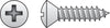 HILLMAN No. 12 Ga. X 1-1/4 in. L Phillips Oval Head Sheet Metal Screws 100 pk - Open Box
