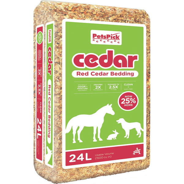 Cama de cedro rojo secada al horno para mascotas