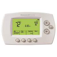 Honeywell White 24V Built-In Wi-Fi Heating & Cooling Push Buttons Programmable Thermostat