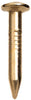 Hillman 1 in. L Bendless Brass-Plated Steel Nail Smooth Shank Oval
