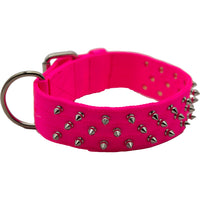 Bravo Nylon Spiked Dog Collar
