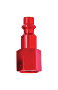 Tru-Flate Tru-Match Aluminum I/M Style Plug 1/4 in. Female 1 pc. (Pack of 10)