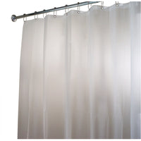 InterDesign 72 in. H x 108 in. W Frosted Eva Shower Curtain Liner Polyester (Pack of 4)