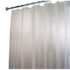 InterDesign 72 in. H x 108 in. W Frosted Eva Shower Curtain Liner Polyester (Pack of 4)