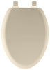 Mayfair by Bemis Cameron Elongated Bone Enameled Wood Toilet Seat - Deal of The Week
