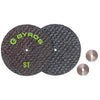 Gyros Tools Fiber Disks ST 1-3/4 in. D X 1/8 in. Fiberglass Super Tensile Strength Cutting Disc 2 pc