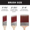 Bestt Liebco Master 3 in. W Flat Trim Paint Brush (Pack of 6).