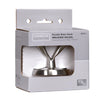 Oakbrook Collection Small Brushed Nickel Zinc 2 in. L Double Hook 30 lb 1 pk
