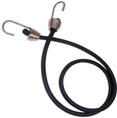Keeper Black Bungee Cord 48 in. L x 0.374 in. 1 pk (Pack of 10)