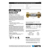 Watts 3/4 in. D X 3/4 in. D Threaded Brass Double Check Valve