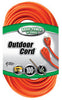 Coleman Cable Basic Power Orange 10A 125V 16/3 SJTW ga. Conductor Extension Cord 100 L ft.
