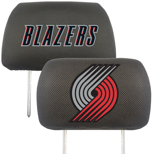 NBA - Portland Trail Blazers Embroidered Head Rest Cover Set - 2 Pieces