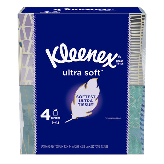 Kleenex Ultra Soft 260 ct Facial Tissue (Pack of 8)