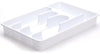 Rubbermaid 1.75 in. H x 9 in. W x 13.5 in. L White Plastic Cutlery Tray (Pack of 6)