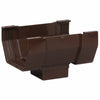 Amerimax 9 in. H x 6.25 in. W x 9 in. L Brown Vinyl Gutter Drop Outlet (Pack of 10) - Open Box