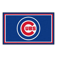 MLB - Chicago Cubs 4ft. x 6ft. Plush Area Rug