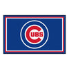 MLB - Chicago Cubs 4ft. x 6ft. Plush Area Rug