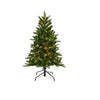 Celebrations 4 ft. Pencil LED 150 ct Grand Illum Color Changing Christmas Tree