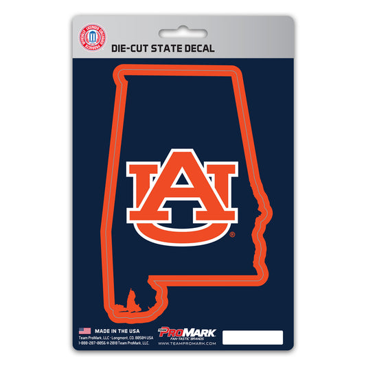 Auburn University Team State Decal Sticker