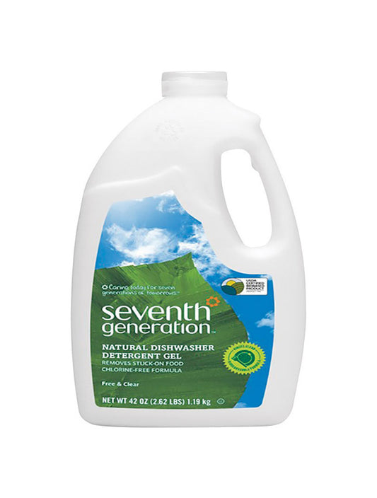 Seventh Generation Free & Clear Scent Gel Dishwasher Detergent 42 oz 1 pk