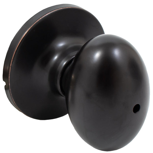 Springhill Door Knob, Privacy (Bed/Bath) Latch, Vintage Bronze by Stone Harbor Hardware