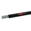 Rubbermaid 0.6 in. H X 2.3 in. W X 4 ft. D Silver Metal Hang Rail