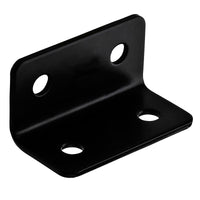 Hampton 1-5/8 in. H X 3 in. W X 1/8 in. D Black Steel Wide Corner Brace (Pack of 10)