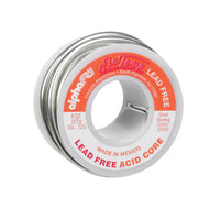 Alpha Fry Lead-Free Acid Core Silver Bearing Wire Solder 0.125 Dia. in. for Electrical Use