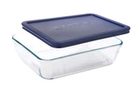 Pyrex 6017396 6 Cup Storage Plus® Rectangle Dish With Plastic Cover (Pack of 4)