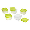 Arrow Home Products 1 pt White Food Storage Container Set 5 pk