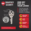 Kwikset Tylo Polished Brass Entry Lockset 1-3/4 in. (Pack of 3)