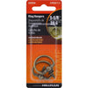 Decorative Screw Rings, Antique Brass, 1-1/8-In., 2-Pk. (A)