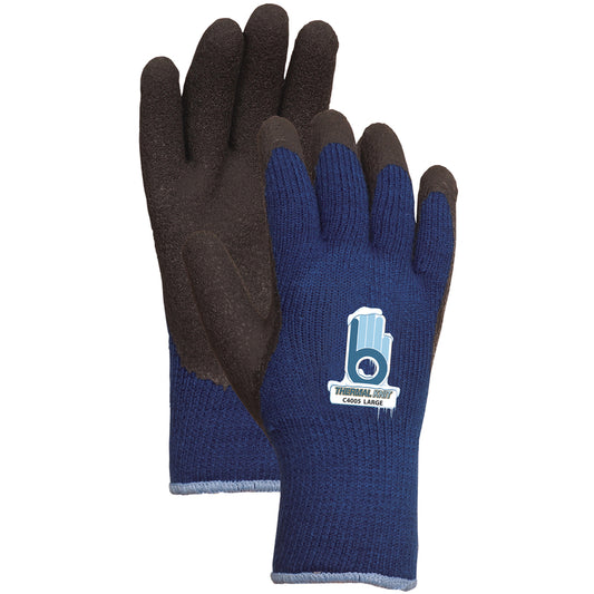 Bellingham Palm-dipped Thermal Work Gloves Black/Blue M 1 pair