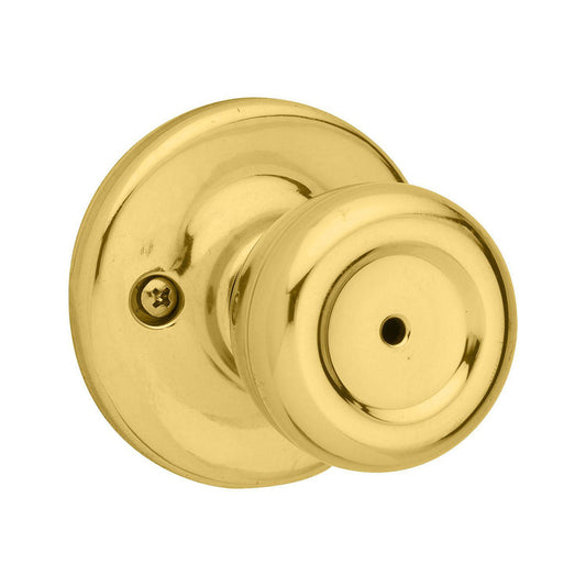 Kwikset Mobile Home Polished Brass Privacy Knob Right or Left Handed