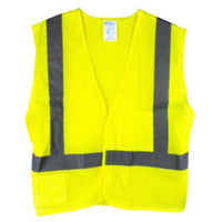 C.H. Hanson ANSI CI II Reflective Safety Vest Green One Size Fits All